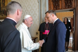 andrzej duda u papieża Franciszka